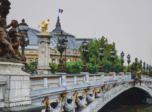 Pont Alexandre iii, le grand palais,